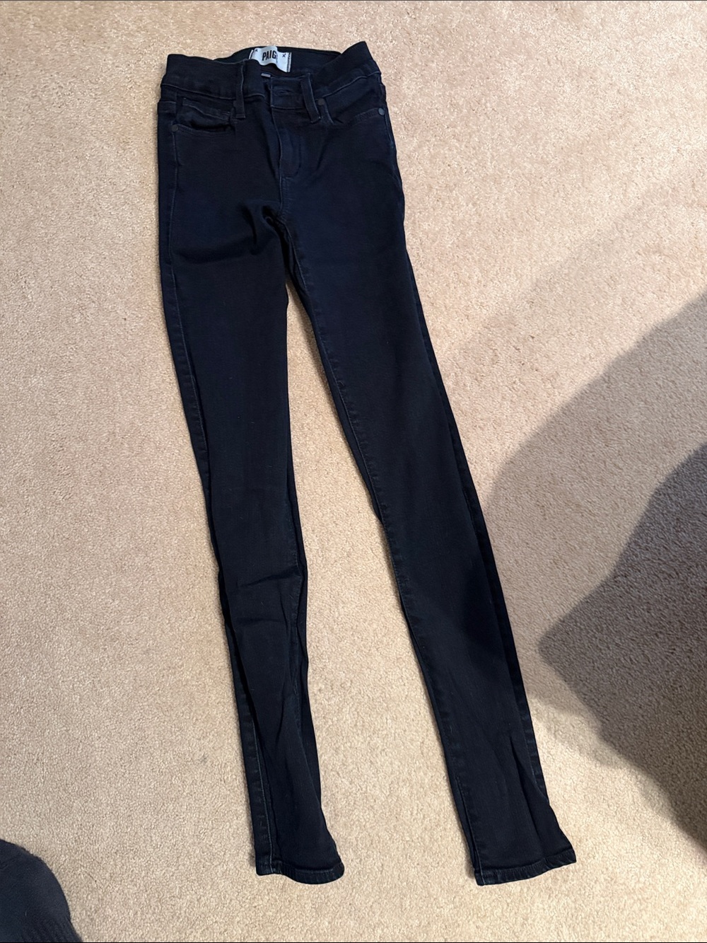 PAIGE Midnight High-Rise Skinny Jeans 24